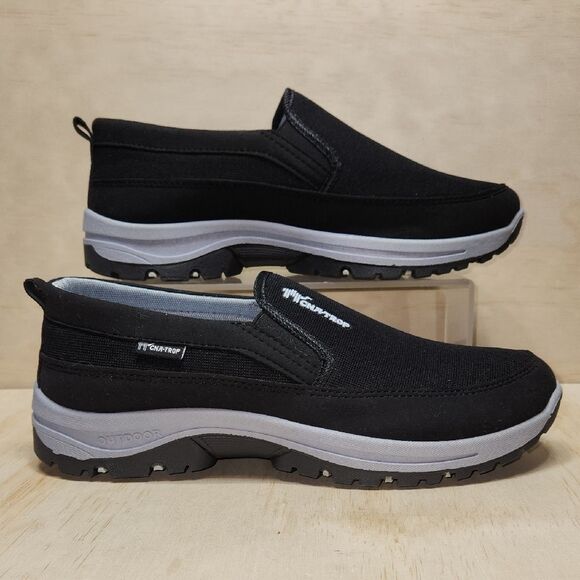 CNA Trop Shoes - CNA Trop Outdoor Black and Gray Slip-On Loafers Women’s Size 11